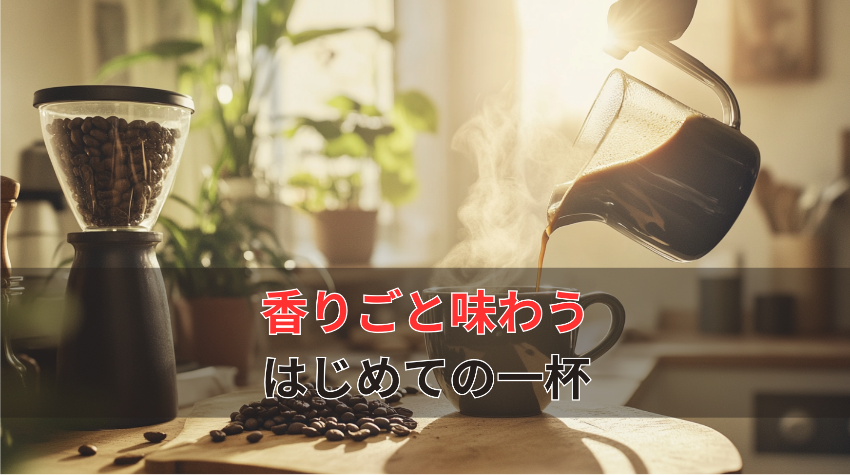 香りごと味わう、はじめての一杯